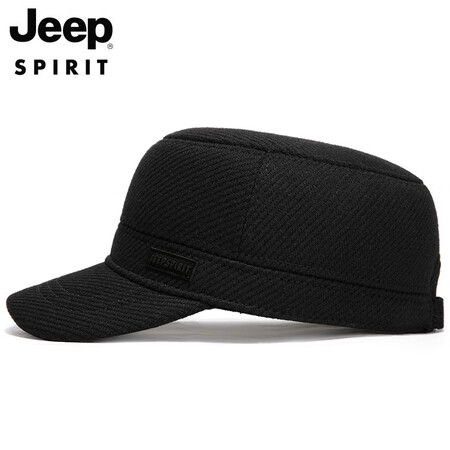 Jeep JEEP hat men's flat cap casual outdoor peaked cap travel sun hat A0146 black Jeep JEEP hat men's flat cap casual outdoor peaked cap travel sun hat A0146 black