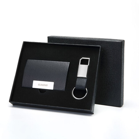 The ninth city v.nine card package business card clip gift set keychain combination multiple card cassette card set VQ0BV61933S black The ninth city v.nine card package business card clip gift set keychain combination multiple card cassette card set VQ0BV61933S black