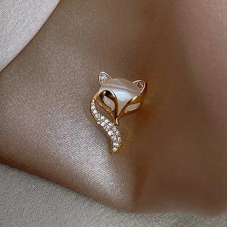 Chimera CHIMERA opal animal button brooch brooch female 2 pieces accessories shirt collar button silk scarf buckle anti-light buckle hidden buckle for girlfriend and girlfriend Chimera CHIMERA opal animal button brooch brooch female 2 pieces accessories shirt collar button silk scarf buckle anti-light buckle hidden buckle for girlfriend and girlfriend