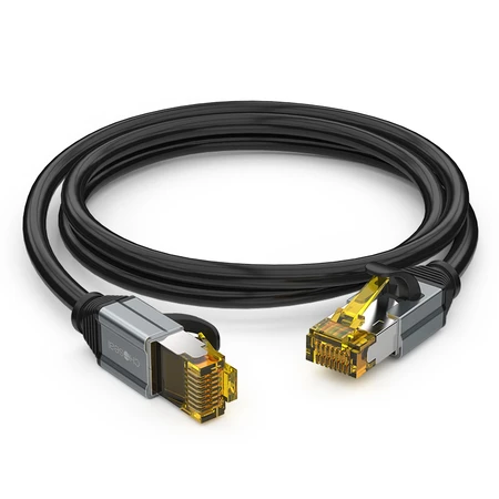 Akihabara CHOSEAL super six types of network cable CAT6A double shielded pure copper 8-core twisted pair engineering grade 10 Gigabit high-speed computer broadband home finished network cable 1 meter QS567AT1 Akihabara CHOSEAL super six types of network cable CAT6A double shielded pure copper 8-core twisted pair engineering grade 10 Gigabit high-speed computer broadband home finished network cable 1 meter QS567AT1