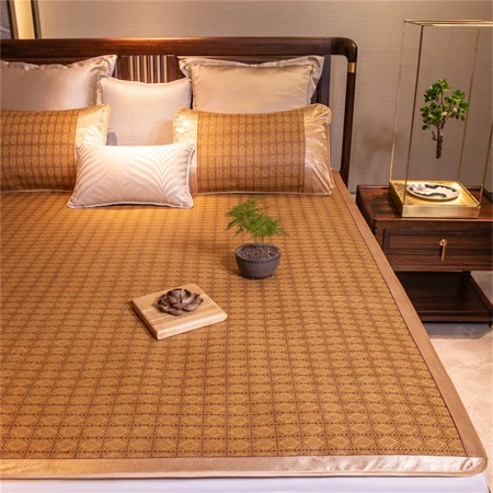 Jiuzhou Deer Mat Student Dormitory Rattan Mat 0.9m Bed Single Summer Mat Two-piece Set Folding Rattan Mat Air Conditioning Mat Jiuzhou Deer Mat Student Dormitory Rattan Mat 0.9m Bed Single Summer Mat Two-piece Set Folding Rattan Mat Air Conditioning Mat