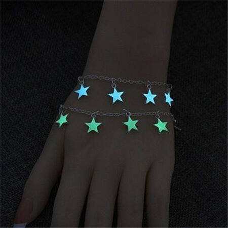 ins luminous bracelet star love flower luminous couple bracelet girlfriend fluorescent stone anklet gift student girl nine stars pink jewelry box ins luminous bracelet star love flower luminous couple bracelet girlfriend fluorescent stone anklet gift student girl nine stars pink jewelry box