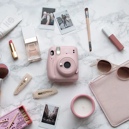 INSTAX Polaroid mini11 one-time imaging camera scarlet powder INSTAX Polaroid mini11 one-time imaging camera scarlet powder