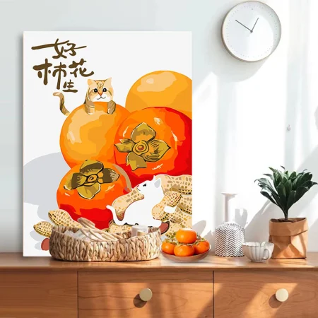 Cuttlefish diy digital oil painting coloring painting living room landscape coloring hand-painted oil painting decorative painting 40*50cm good persimmon peanut Cuttlefish diy digital oil painting coloring painting living room landscape coloring hand-painted oil painting decorative painting 40*50cm good persimmon peanut
