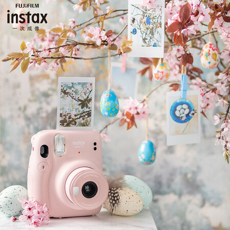 Fuji instax instant instant camera mini11 red cherry pink Fuji instax instant instant camera mini11 red cherry pink
