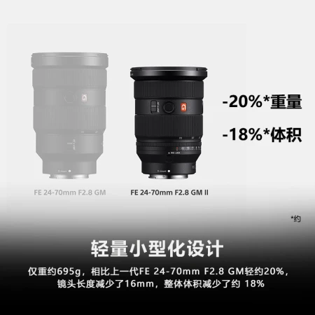 Sony SONYFE 24-70mm F2.8 GM II full frame standard zoom G master lens SEL2470GM2 Sony SONYFE 24-70mm F2.8 GM II full frame standard zoom G master lens SEL2470GM2