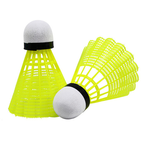 Double Happiness DHS Training Nylon Badminton Plastic Rubber Practice Badminton 6 Pack Yellow EG60Y Double Happiness DHS Training Nylon Badminton Plastic Rubber Practice Badminton 6 Pack Yellow EG60Y