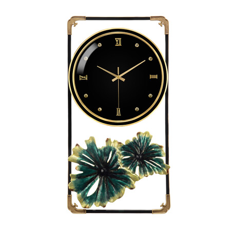 New Chinese style copper wall clock, personality, light luxury, clock, living room, modern creative clock decoration, household art, atmosphere silent clock Z-G022 and Hemeimei 38*74cm others New Chinese style copper wall clock, personality, light luxury, clock, living room, modern creative clock decoration, household art, atmosphere silent clock Z-G022 and Hemeimei 38*74cm others
