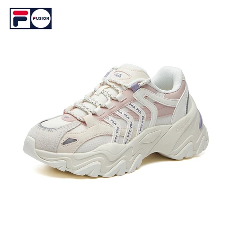 FILA Women's Casual Shoes Fishbone Second Generation Daddy Shoes Sports Shoes Increase Height Thick Bottom Jogging Shoes SOFIA Milk White/Smoke Rose Powder-GR 37.5 FILA Women's Casual Shoes Fishbone Second Generation Daddy Shoes Sports Shoes Increase Height Thick Bottom Jogging Shoes SOFIA Milk White/Smoke Rose Powder-GR 37.5