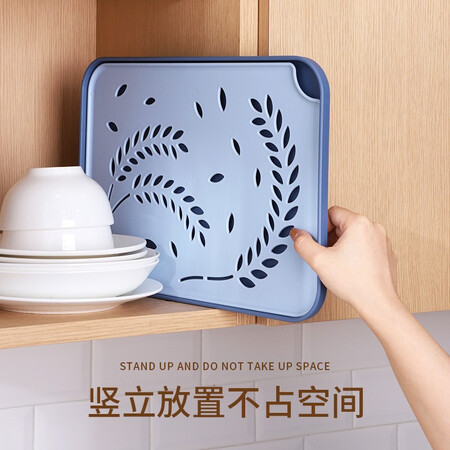 Arsto Home Drainage Tray Multifunctional Plastic Creative Tea Tray Water Cup Plate Dinner Plate Fruit Plate Rectangular Storage Tray-Large Blue Arsto Home Drainage Tray Multifunctional Plastic Creative Tea Tray Water Cup Plate Dinner Plate Fruit Plate Rectangular Storage Tray-Large Blue