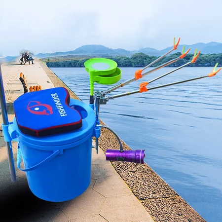 Fishing bucket fishing gear box fishing multi-functional fish protection bucket small fishing box thickened can sit fish box fishing fishing gear supplies bucket fishing bucket fishing box mat live fish bucket fishing protection bag blue bucket upgrade Fishing bucket fishing gear box fishing multi-functional fish protection bucket small fishing box thickened can sit fish box fishing fishing gear supplies bucket fishing bucket fishing box mat live fish bucket fishing protection bag blue bucket upgrade