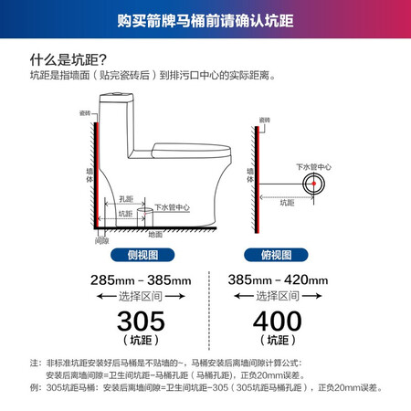 Wrigley ARROW toilet high-impact household sanitary siphon toilet one-piece silent water-saving toilet large pipe diameter sewage AE1185LSX Wrigley ARROW toilet high-impact household sanitary siphon toilet one-piece silent water-saving toilet large pipe diameter sewage AE1185LSX