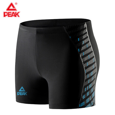 Peak swimming trunks men's professional anti-chlorine comfortable flat angle quick-drying non-fitting hot spring vacation men's swimwear swimming trunks YS01122 black orchid X4L Peak swimming trunks men's professional anti-chlorine comfortable flat angle quick-drying non-fitting hot spring vacation men's swimwear swimming trunks YS01122 black orchid X4L