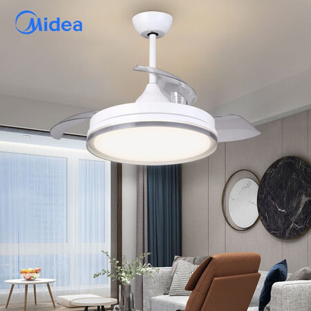 Midea Ceiling Fan Light Fan Light Dining Room Living Room Bedroom LED Pendant Light Yuefeng 42 Inch Ceiling Fan Light Remote Control Fan Light Invisible Fan Blade Lighting Lighting MFD71-M/K-Y03 Midea Ceiling Fan Light Fan Light Dining Room Living Room Bedroom LED Pendant Light Yuefeng 42 Inch Ceiling Fan Light Remote Control Fan Light Invisible Fan Blade Lighting Lighting MFD71-M/K-Y03