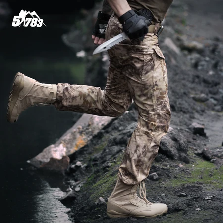 Dunlang camouflage python pattern camouflage tactical pants men's trousers spring and autumn outdoor military clothing wear-resistant waterproof overalls military fans tactical pants python pattern jungle 165/78AS Dunlang camouflage python pattern camouflage tactical pants men's trousers spring and autumn outdoor military clothing wear-resistant waterproof overalls military fans tactical pants python pattern jungle 165/78AS