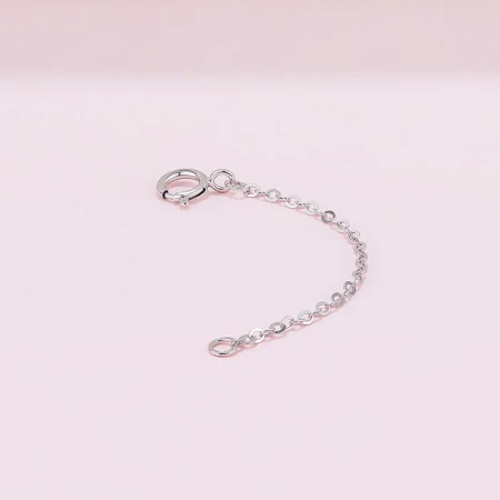 Saturday blessing jewelry 18K gold O word extension chain color gold rose gold three colors optional yellow 18K gold about 4.5cm Saturday blessing jewelry 18K gold O word extension chain color gold rose gold three colors optional yellow 18K gold about 4.5cm