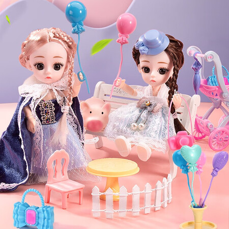 Beijes Chini Barbie Doll Set Toy Girl 6-10 Years Old Doll Princess Barbie 33 Piece Set Beijes Chini Barbie Doll Set Toy Girl 6-10 Years Old Doll Princess Barbie 33 Piece Set