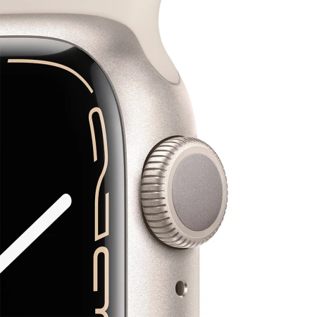Apple Watch Series 7 Smart Watch GPS Model 41mm Starlight Color Aluminum Metal Case Starlight Color Sports Strap Sports Watch S7 Apple Watch Series 7 Smart Watch GPS Model 41mm Starlight Color Aluminum Metal Case Starlight Color Sports Strap Sports Watch S7