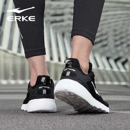 Hongxing Erke men's shoes sports shoes summer running shoes breathable mesh shoes casual shoes 51121202123 black/white 42 Hongxing Erke men's shoes sports shoes summer running shoes breathable mesh shoes casual shoes 51121202123 black/white 42