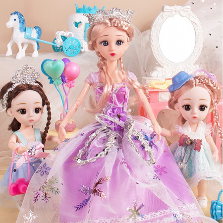 Beijes Chini Barbie Doll Set Toy Girl 6-10 Years Old Doll Princess Barbie 33 Piece Set Beijes Chini Barbie Doll Set Toy Girl 6-10 Years Old Doll Princess Barbie 33 Piece Set