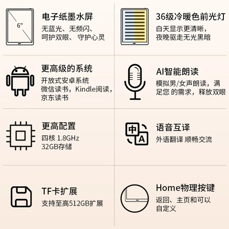 Guoyue Read e-book reader 6-inch ink screen electronic paper book ink screen tablet novel reader smart notebook portable electronic paper set with leather case Guoyue Read e-book reader 6-inch ink screen electronic paper book ink screen tablet novel reader smart notebook portable electronic paper set with leather case