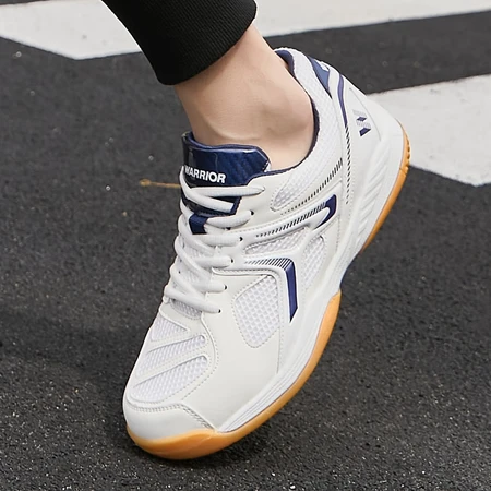Pull back sports sneakers low-top thick bottom non-slip table tennis shoes breathable mesh shoes men and women couple shoes shock-absorbing floor table tennis shoes suitable for both indoor and outdoor 103HC white/dark blue 42/standard size Pull back sports sneakers low-top thick bottom non-slip table tennis shoes breathable mesh shoes men and women couple shoes shock-absorbing floor table tennis shoes suitable for both indoor and outdoor 103HC white/dark blue 42/standard size