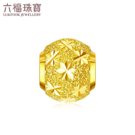 Luk Fook Jewelry Pure Gold Passepartout Transfer Bead Gold Beaded Pendant Without Necklace B01TBGP0012 About 1.04g Luk Fook Jewelry Pure Gold Passepartout Transfer Bead Gold Beaded Pendant Without Necklace B01TBGP0012 About 1.04g