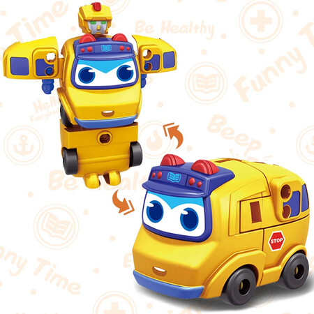 Enbei Family Variety School Bus Goethe Deformation Robot Model Toys Children Boys Toys Cars National Tide Anime Cartoon Surroundings Birthday New Year Gifts New Year Gift Box School Bus Enbei Family Variety School Bus Goethe Deformation Robot Model Toys Children Boys Toys Cars National Tide Anime Cartoon Surroundings Birthday New Year Gifts New Year Gift Box School Bus