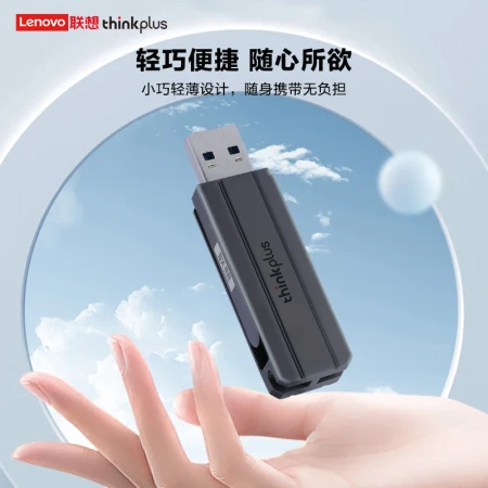 Lenovo thinkplus256GB USB3.2 solid-state U disk TSU301 note metal high-speed USB mobile solid-state hard drive business office computer multi-purpose Lenovo thinkplus256GB USB3.2 solid-state U disk TSU301 note metal high-speed USB mobile solid-state hard drive business office computer multi-purpose