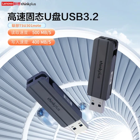 Lenovo thinkplus256GB USB3.2 solid-state U disk TSU301 note metal high-speed USB mobile solid-state hard drive business office computer multi-purpose Lenovo thinkplus256GB USB3.2 solid-state U disk TSU301 note metal high-speed USB mobile solid-state hard drive business office computer multi-purpose