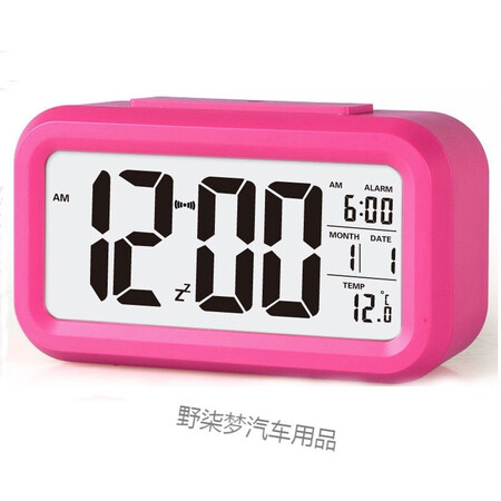 Car clock, car electronic watch, electronic clock, multi-function luminous with large screen, stylish lazy smart clock, LED clock, luminous electronic clock, car accessories, small parts, black third-generation temperature version Car clock, car electronic watch, electronic clock, multi-function luminous with large screen, stylish lazy smart clock, LED clock, luminous electronic clock, car accessories, small parts, black third-generation temperature version