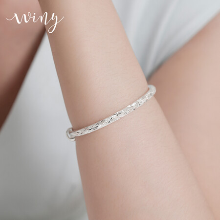 The only gypsophila silver bracelet women 9999 pure silver bracelet fashion jewelry ladies young jewelry couple birthday gift bracelet for girlfriend and wife with certificate gift box 301g The only gypsophila silver bracelet women 9999 pure silver bracelet fashion jewelry ladies young jewelry couple birthday gift bracelet for girlfriend and wife with certificate gift box 301g