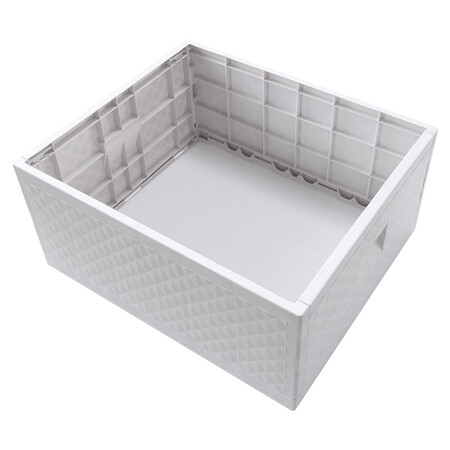 Jiajie Youpin Storage Supplies Storage Box Foldable Storage Box Thick Environmental Protection Large 56L1 White with Lid Jiajie Youpin Storage Supplies Storage Box Foldable Storage Box Thick Environmental Protection Large 56L1 White with Lid