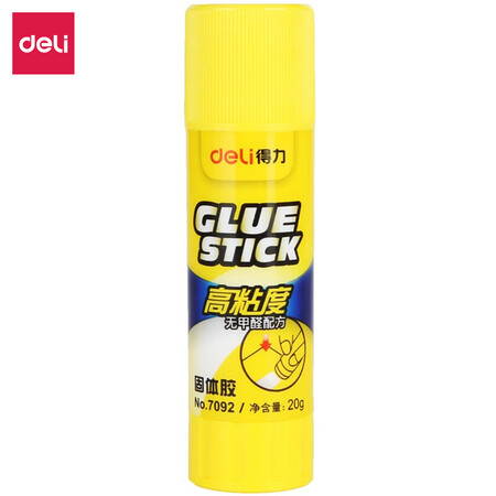 High viscosity PVP deli20g effective formaldehyde free drying durable solid glue stick glue sticks single office supplies 7092 High viscosity PVP deli20g effective formaldehyde free drying durable solid glue stick glue sticks single office supplies 7092
