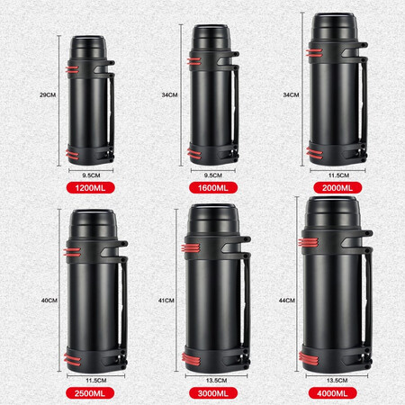 British MINGRUI insulation pot large capacity outdoor travel pot men's car travel kettle cup stainless steel thermos bottle home Sports Bottle 1.2L black - no small bowl FAVORITE + strap British MINGRUI insulation pot large capacity outdoor travel pot men's car travel kettle cup stainless steel thermos bottle home Sports Bottle 1.2L black - no small bowl FAVORITE + strap