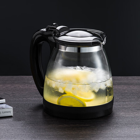 Tianxi TIANXI glass teapot heat-resistant thickened glass tea set, herbal kettle, tea separation pot, stainless steel filter liner, teapot flushing pot 2000ml Tianxi TIANXI glass teapot heat-resistant thickened glass tea set, herbal kettle, tea separation pot, stainless steel filter liner, teapot flushing pot 2000ml