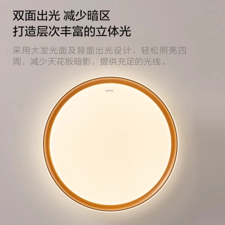 Opple Lighting Smart Bedroom Lamp LED Ceiling Lamp AI Voice Mijia APP Control AI Intelligent Control Dimming Product See S460 White Opple Lighting Smart Bedroom Lamp LED Ceiling Lamp AI Voice Mijia APP Control AI Intelligent Control Dimming Product See S460 White