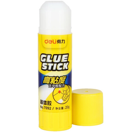 High viscosity PVP deli20g effective formaldehyde free drying durable solid glue stick glue sticks single office supplies 7092 High viscosity PVP deli20g effective formaldehyde free drying durable solid glue stick glue sticks single office supplies 7092