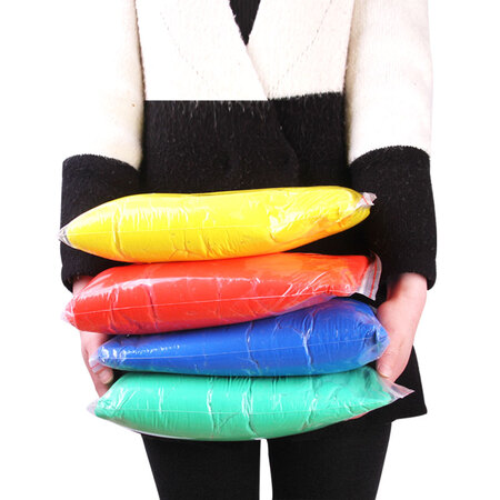 Colorful Art 500g 24-color ultra-light clay a pound package for children's handmade color clay plasticine space mud toy diy package yellow 500g per pound package Colorful Art 500g 24-color ultra-light clay a pound package for children's handmade color clay plasticine space mud toy diy package yellow 500g per pound package