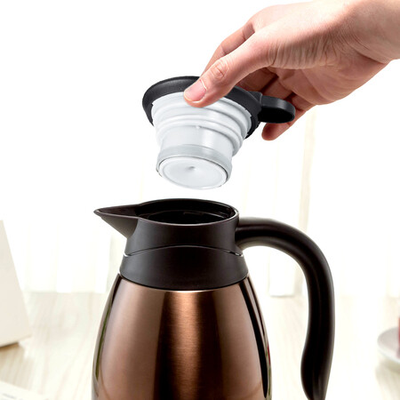 Aishida thermal insulation pot household 2L vacuum push-type stainless steel thermos bottle portable large-capacity hot water bottle 304 stainless steel liner thermos pot thermos thermos water bottle Aishida thermal insulation pot household 2L vacuum push-type stainless steel thermos bottle portable large-capacity hot water bottle 304 stainless steel liner thermos pot thermos thermos water bottle