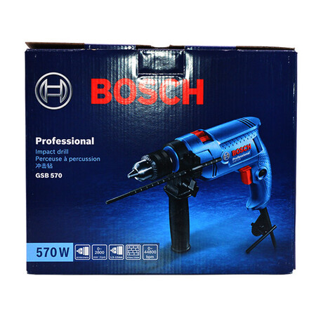 Bosch BOSCHGSB 570 impact drill hand drill 570 watt plug-in household multi-function power tool Bosch BOSCHGSB 570 impact drill hand drill 570 watt plug-in household multi-function power tool