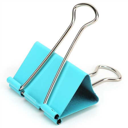 Effective deli12 only 50mm Color Binder Clip # 1 purse dovetail metal clip bill clip office supplies 8551ES Effective deli12 only 50mm Color Binder Clip # 1 purse dovetail metal clip bill clip office supplies 8551ES