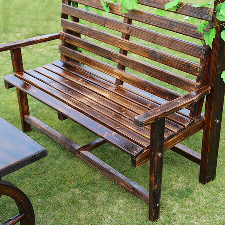 Savage Valley Outdoor Carbonized Wood Courtyard Carbonized Wood Anticorrosive Wooden House Outdoor Furniture Outdoor Solid Wood Gazebo Ordinary Style With Wooden Slatted Table Savage Valley Outdoor Carbonized Wood Courtyard Carbonized Wood Anticorrosive Wooden House Outdoor Furniture Outdoor Solid Wood Gazebo Ordinary Style With Wooden Slatted Table