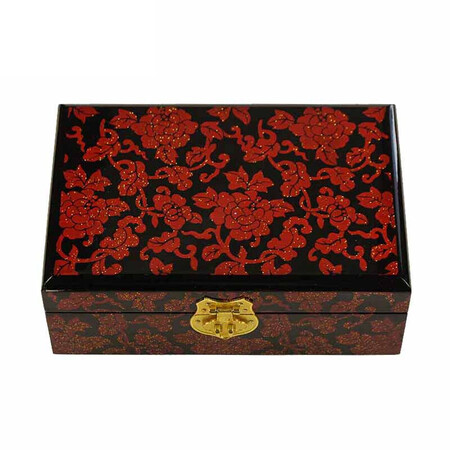 Nine-color jiucai jewelry box Pingyao push light lacquerware Hand-made collection of gifts for Women’s Day on March 8th Push light lacquer jewelry box Shanxi specialty black skewer lotus Nine-color jiucai jewelry box Pingyao push light lacquerware Hand-made collection of gifts for Women’s Day on March 8th Push light lacquer jewelry box Shanxi specialty black skewer lotus