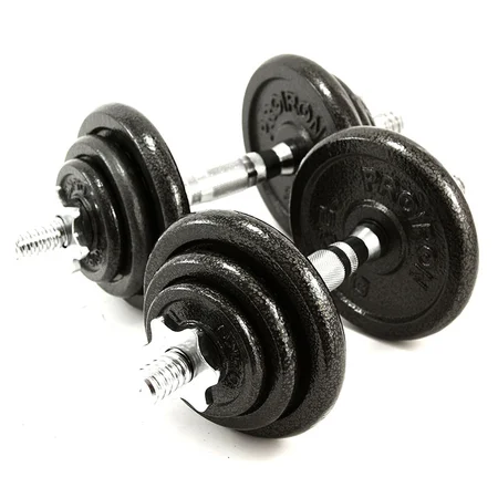 PROIRON pure iron dumbbell barbell 20KG10kg*2 men's and women's fitness equipment adjustable suit with 35cm connector PROIRON pure iron dumbbell barbell 20KG10kg*2 men's and women's fitness equipment adjustable suit with 35cm connector