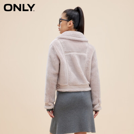 Nur einfache lässige und vielseitige Kontrastkasten -Lederjacke für Frauen 12349L001 C15 Rose Brown 170/8a/l Nur einfache lässige und vielseitige Kontrastkasten -Lederjacke für Frauen 12349L001 C15 Rose Brown 170/8a/l