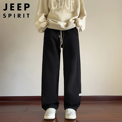JEEP SPIRIT Jeep pants men's casual pants men's autumn and winter loose straight sportswear trousers black 5XL 
JEEP SPIRIT Jeep pants men's casual pants men's autumn and winter loose straight sportswear trousers black 5XL
