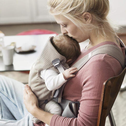 BabyBjörn BABYBJORN 棉质迷你婴儿背带 Greige BabyBjörn BABYBJORN 棉质迷你婴儿背带 Greige