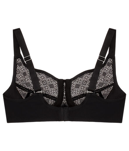 Glamorise Women's Place Lace Comfort Wonderwire Bra Wire #9855 Negro 42d Glamorise Women's Place Lace Comfort Wonderwire Bra Wire #9855 Negro 42d