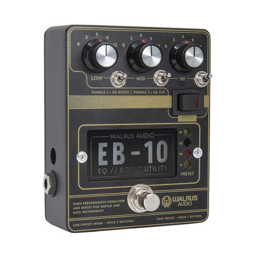 Walrus Audio EB-10 Preampp / Eq / Boost Black (900-1049b) Walrus Audio EB-10 Preampp / Eq / Boost Black (900-1049b)